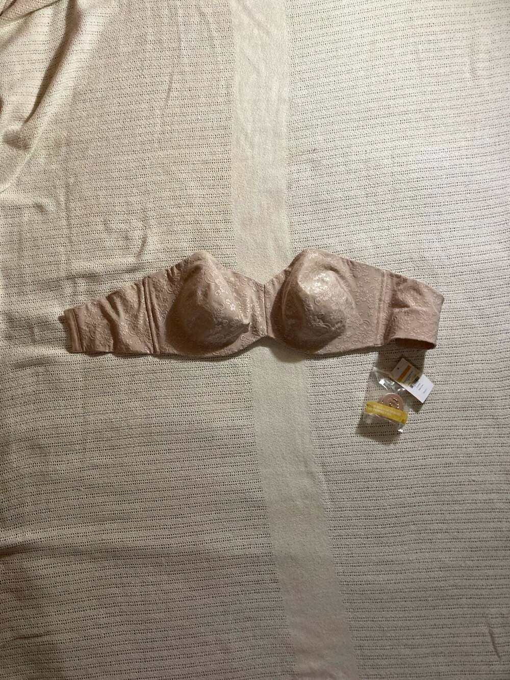 Delimira Floral Strapless Minimizer Bra, Cashew, Size 34F